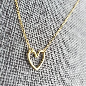New Heart Gold Necklace